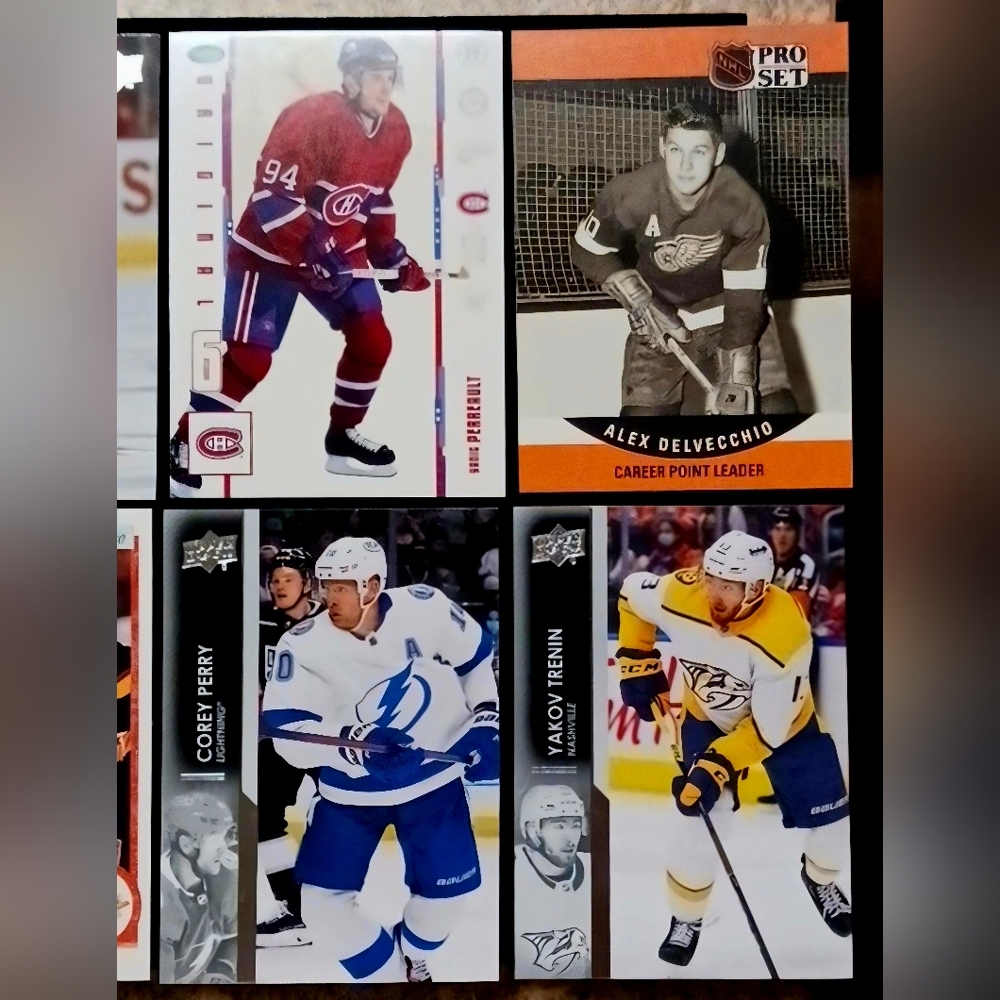 NHL hockey trading cards. 20 cards! Diverse collection of players w/stats. NWT.